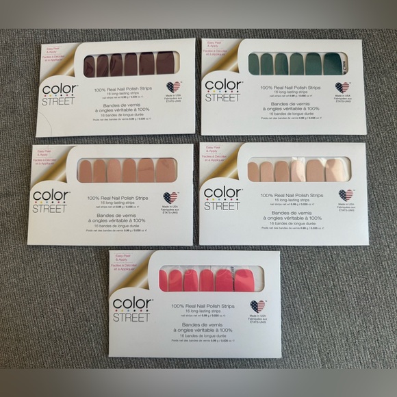Color Street Other - Color Street- New York Minute, Space Case, Princess Cut, At the Plaza, Wild Rose